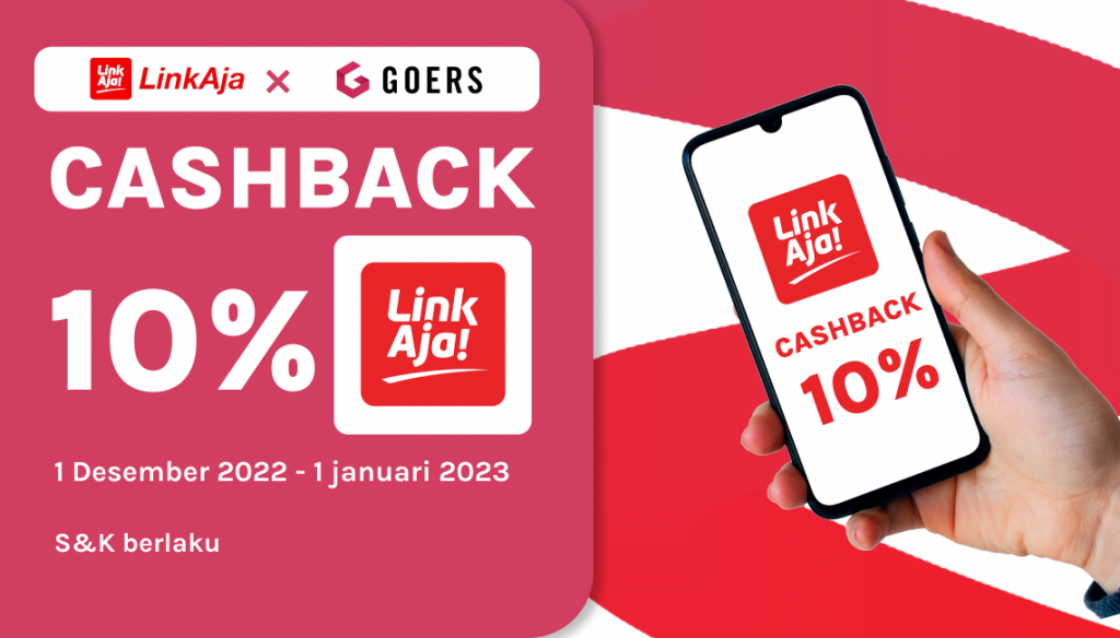 Promo Cashback LinkAja x GOERS Desember 2022