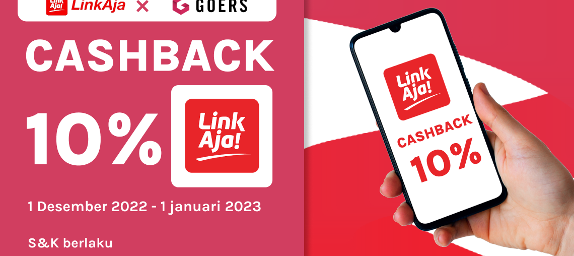 Promo Cashback LinkAja x GOERS Desember 2022