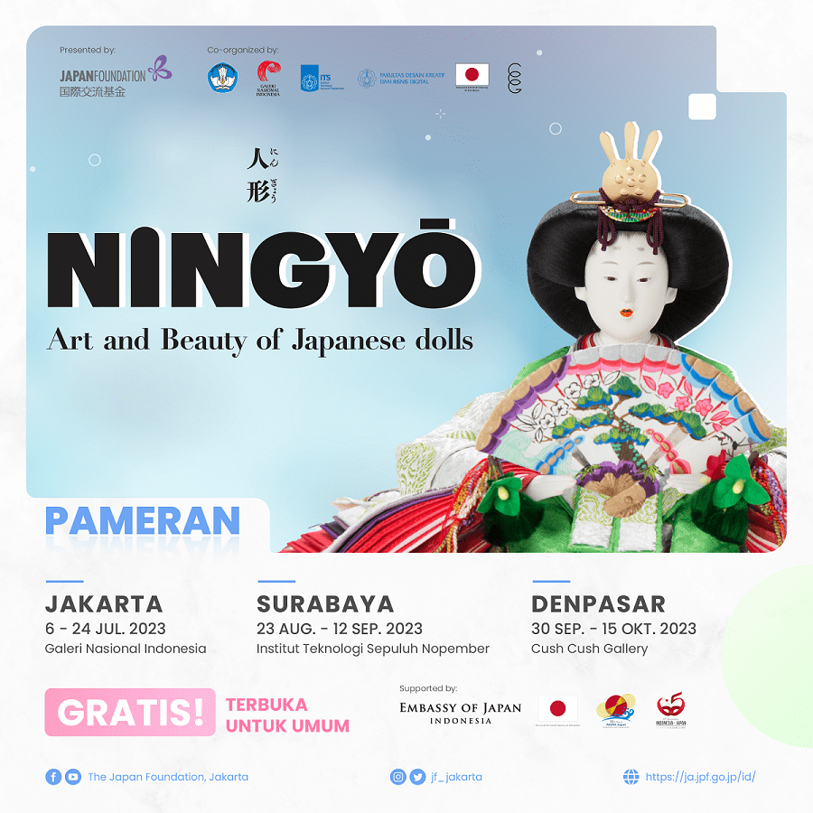 Jadwall Event Jepang September di Bali - Pameran NINGYŌ: Art and Beauty of Japanese dolls