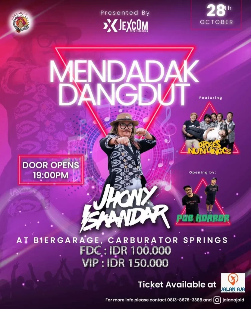 Jadwal Event Musik Jakarta Oktober 2023 - Mendadak Dangdut