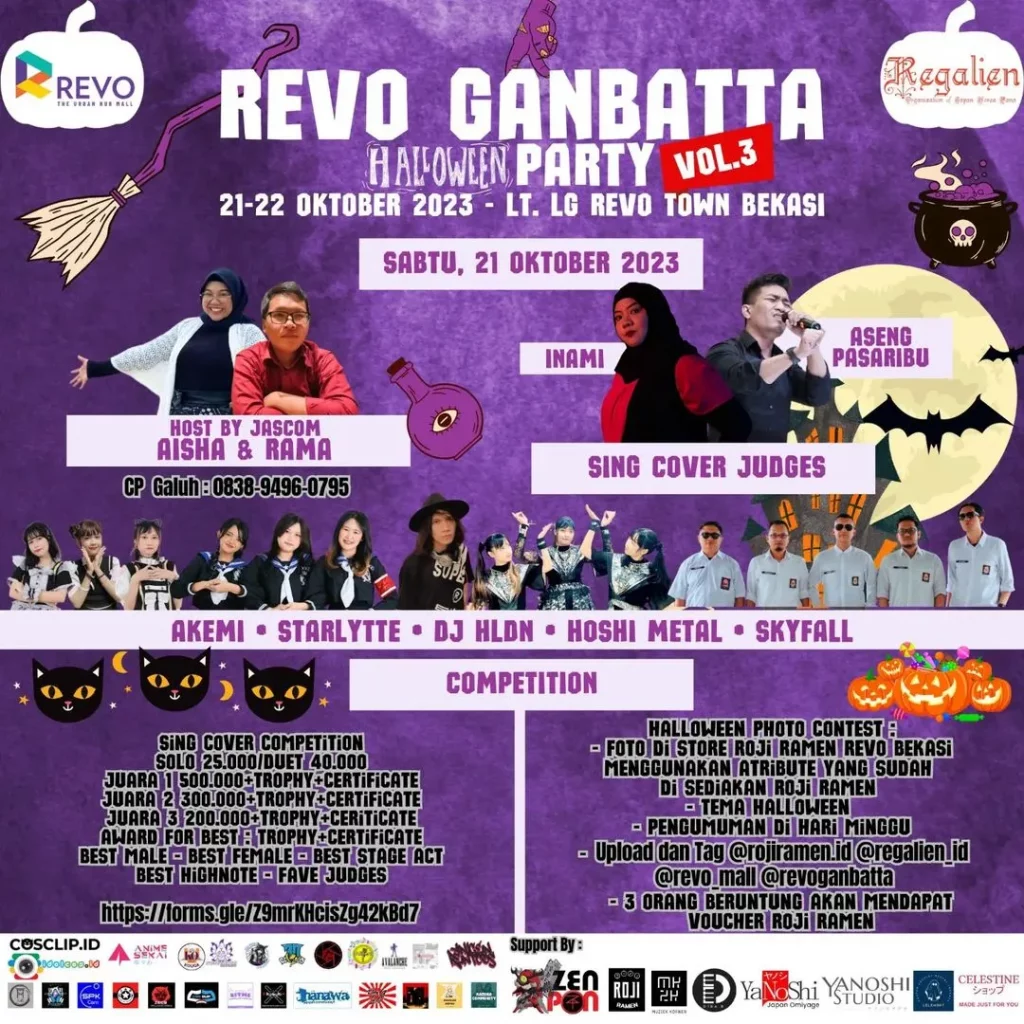 Jadwal event jepang oktober-november - Revo Canbatta Vol 3