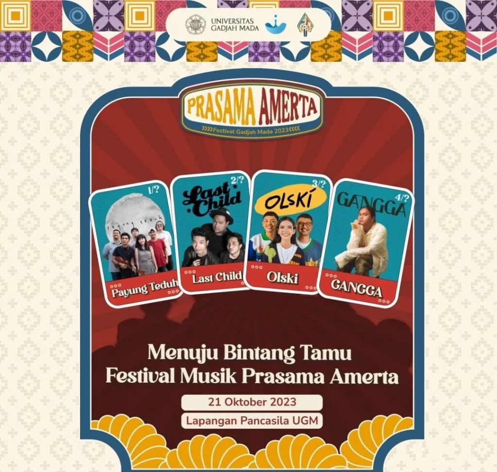 Jadwal Event Jogja oktober 2023 - prasama Amerta 2023