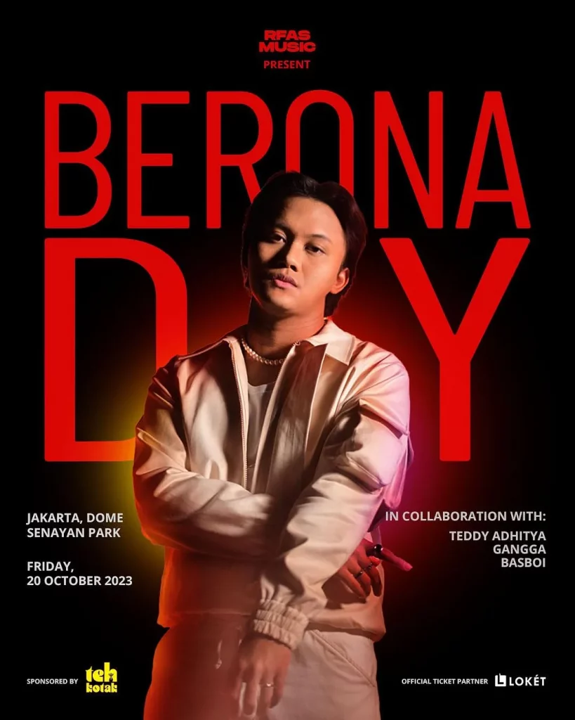Jadwal Konser Musik Jakarta Oktober 2023 - Berona Day Rizky Febian