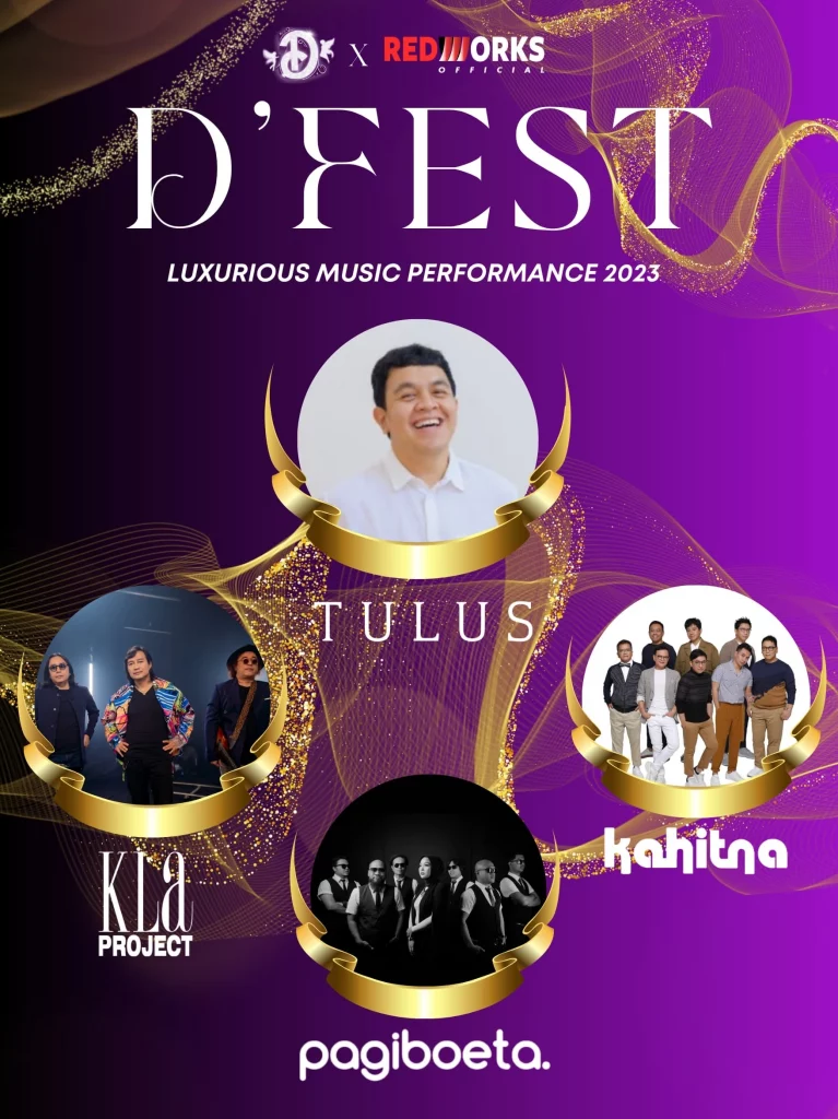 konser musik tulus - dfest di semarang desember 2023