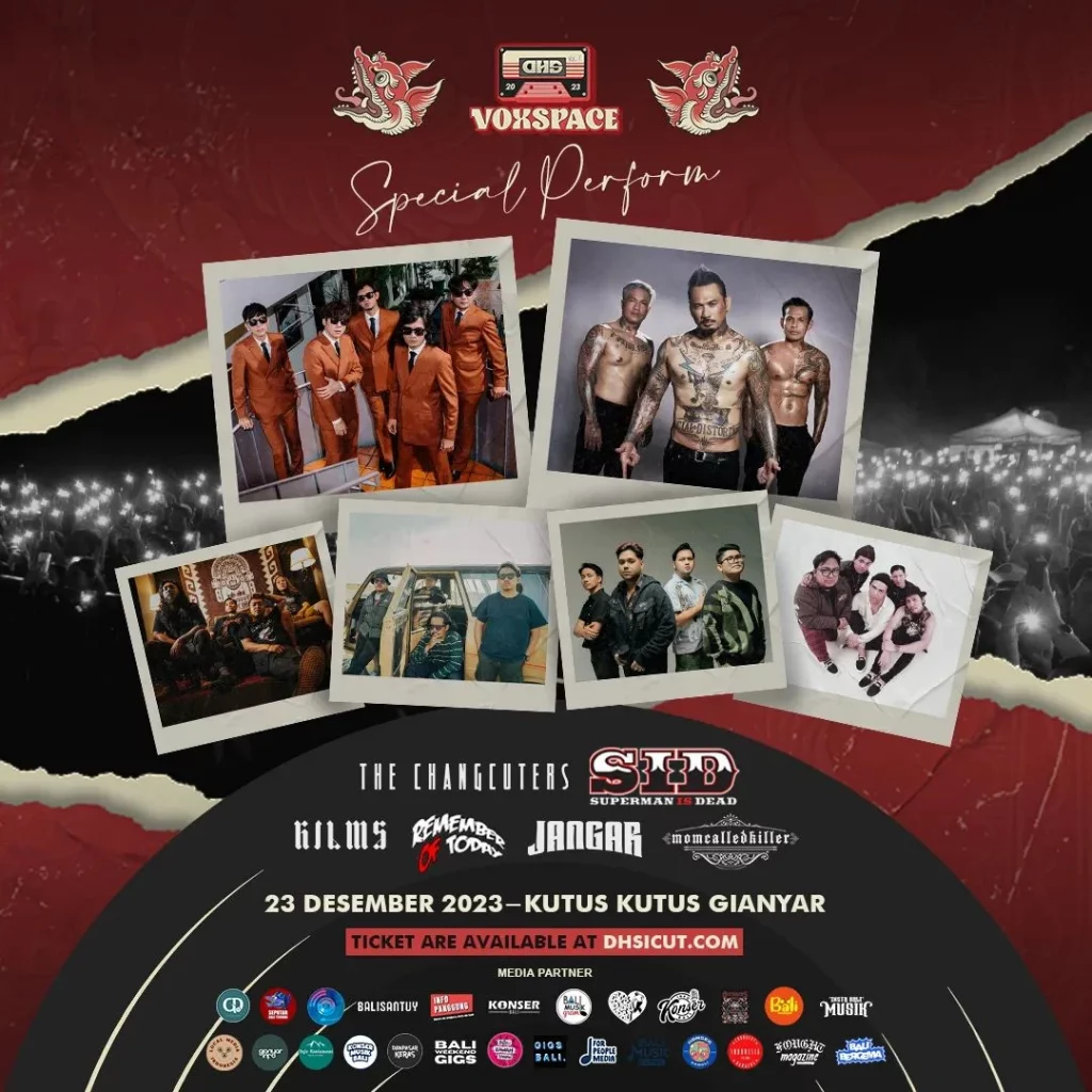 DHSVOXSPACE merupakan festival musik yang berlangsung pada 23 desember 2023
