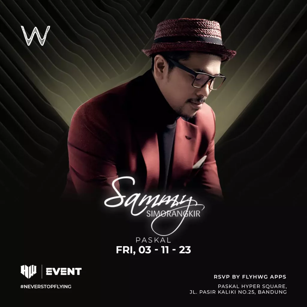 Konser musik bandung november - Sammy Simorangkir