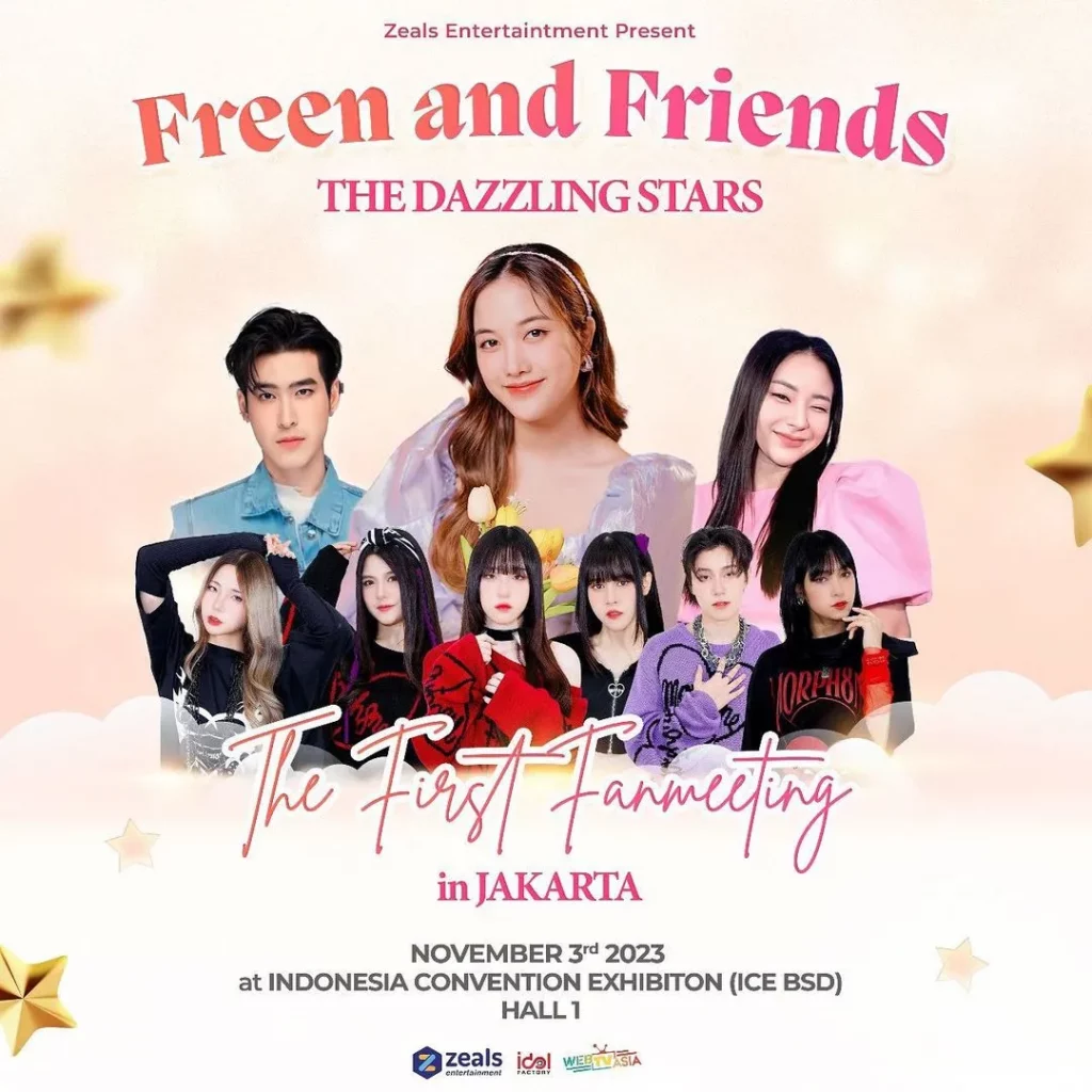 Jakarta november 2023 fANMEETING- Freen and Friends