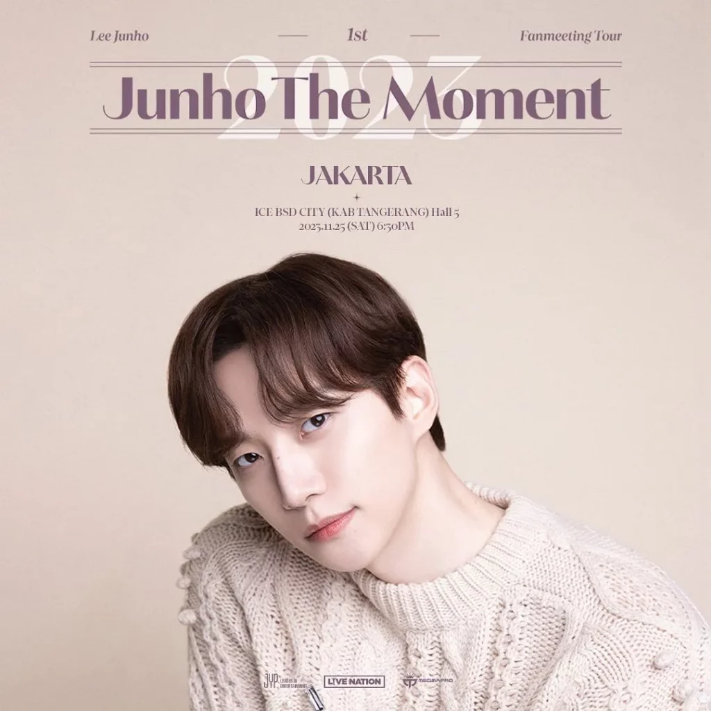 Jakarta november 2023 fANMEETING- Junho The Moment