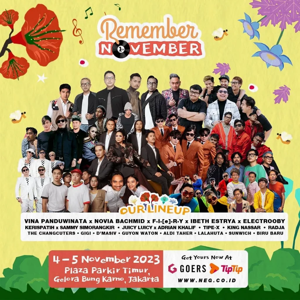 Event Jakarta di November 2023 - Festival Musik -Remember November