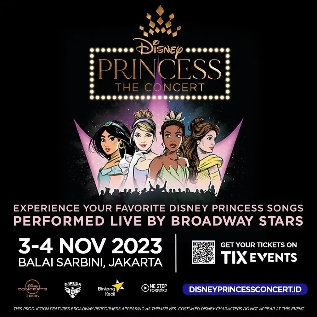 Jakarta nove,ber 2023- Disney Princess - The Concert