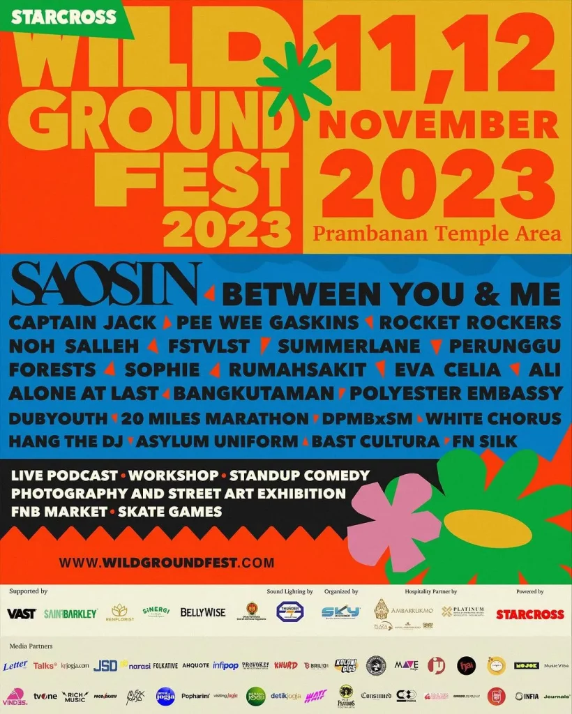 List Event Yogyakarta di November 2023- Wild Gorund Fest