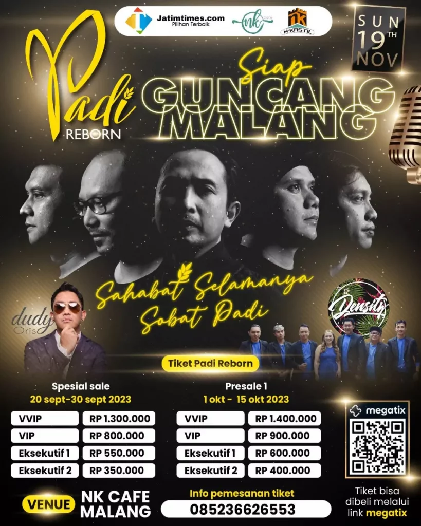 Intimate Concert PADI Reborn: Sahabat Selamanya Sobat Padi malang