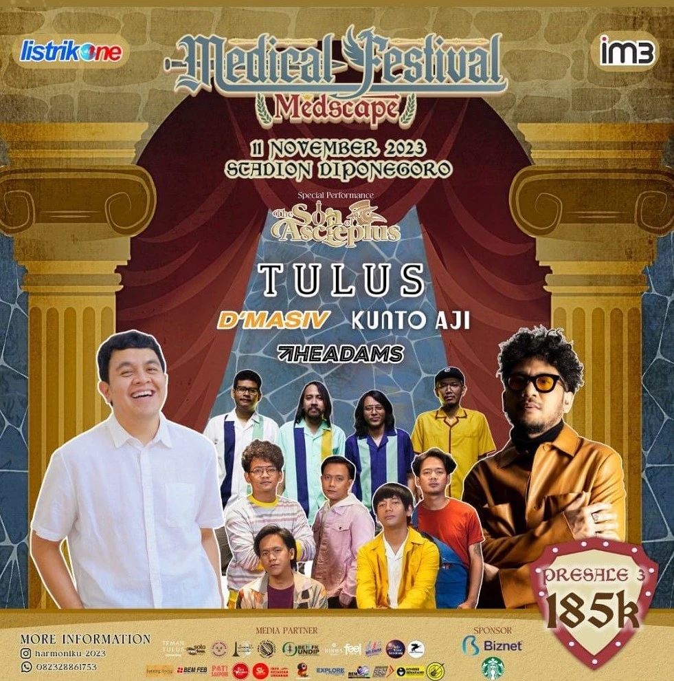 Jadwal Event Semarang di November 2023: Harmoni KU 2023 mEDFEST