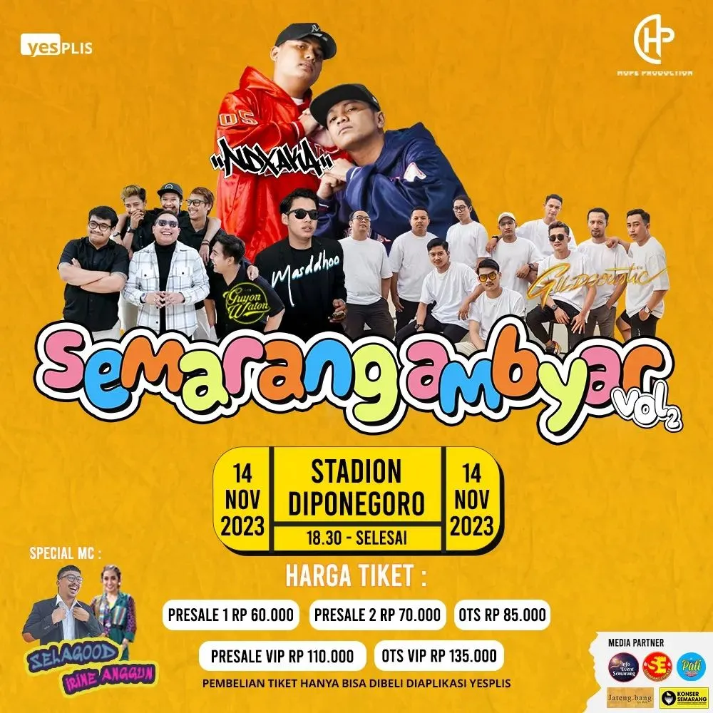Jadwal Event Semarang di November 2023- Konser Semarang Ambyar Vol. 2
