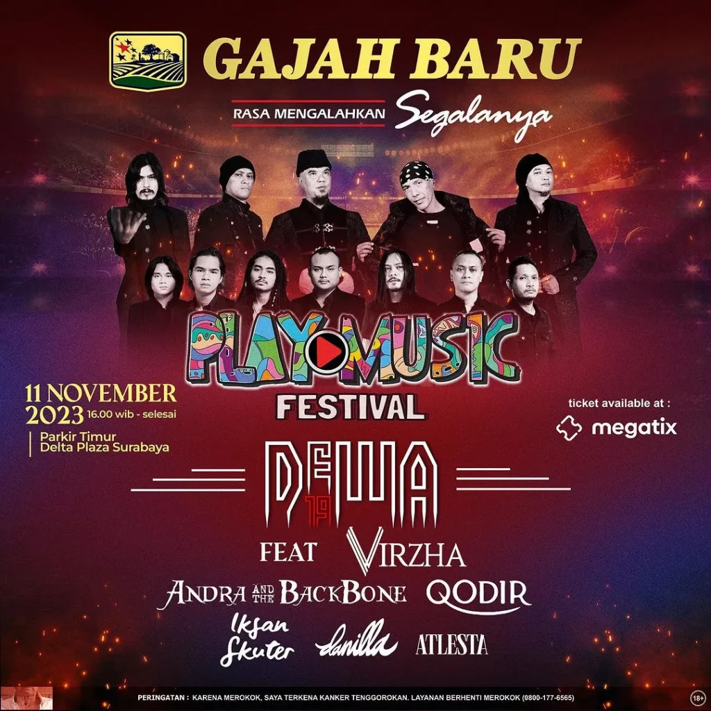 Jadwal Event Surabaya November 2023-Play Musik Festival 2023 Surabaya