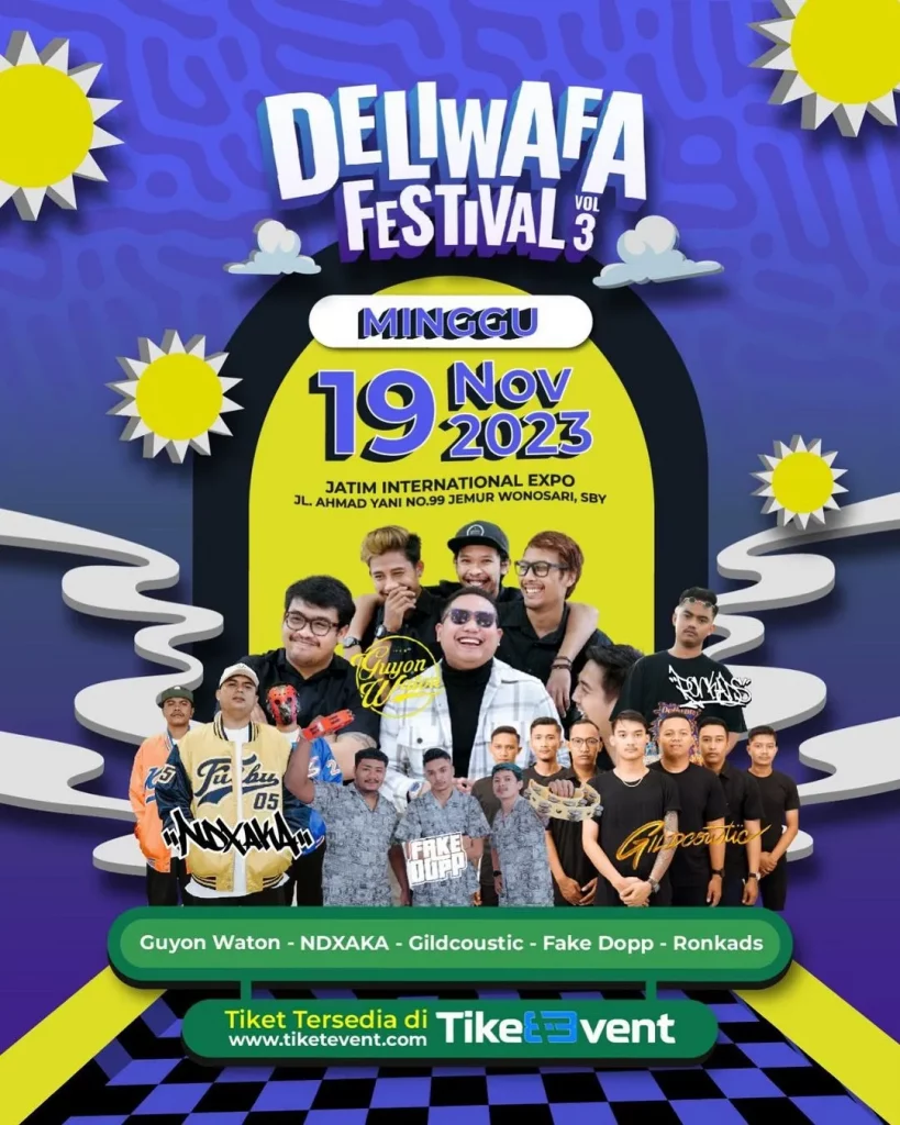 Jadwal Event Surabaya November 2023- Deliwafa fesr 2023