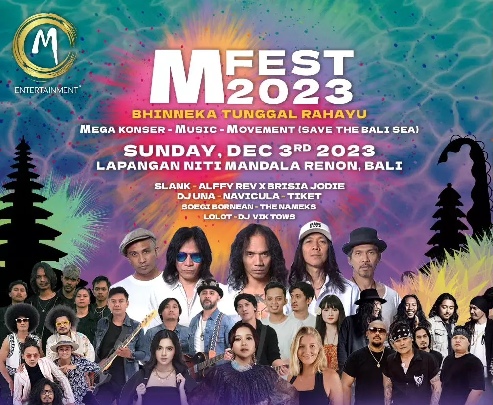harga tiket M fest 2023 bali desember 