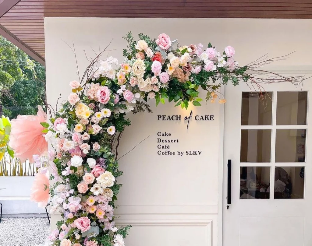 Peach of Cake Menu