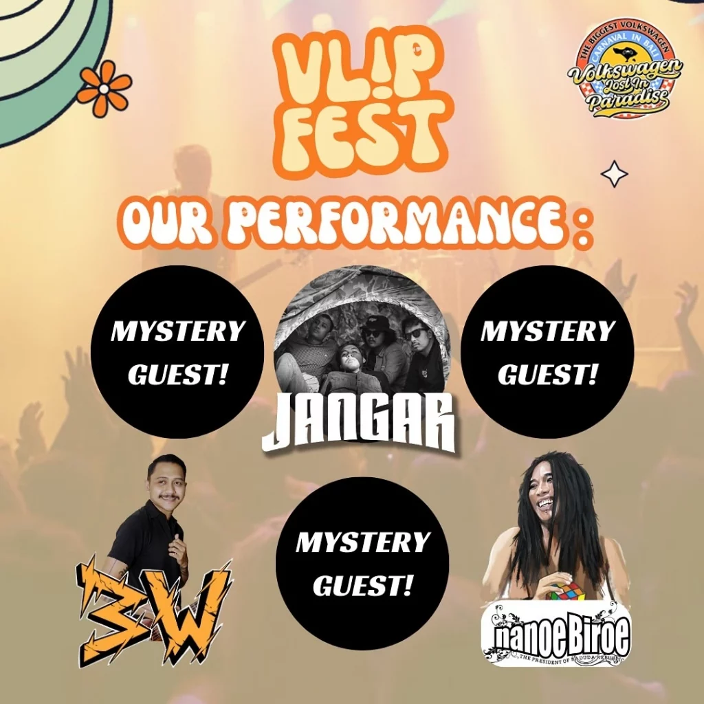 VLIP Fest event untuk pencinta mobil Volkswagen di bali pada desember 2023