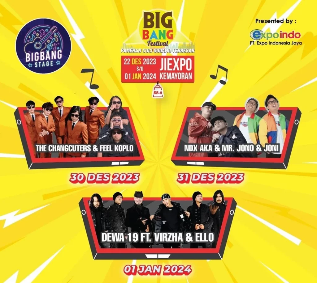 Konser Musik Tahun Baru 2024- BIG BANG FESTIVAL