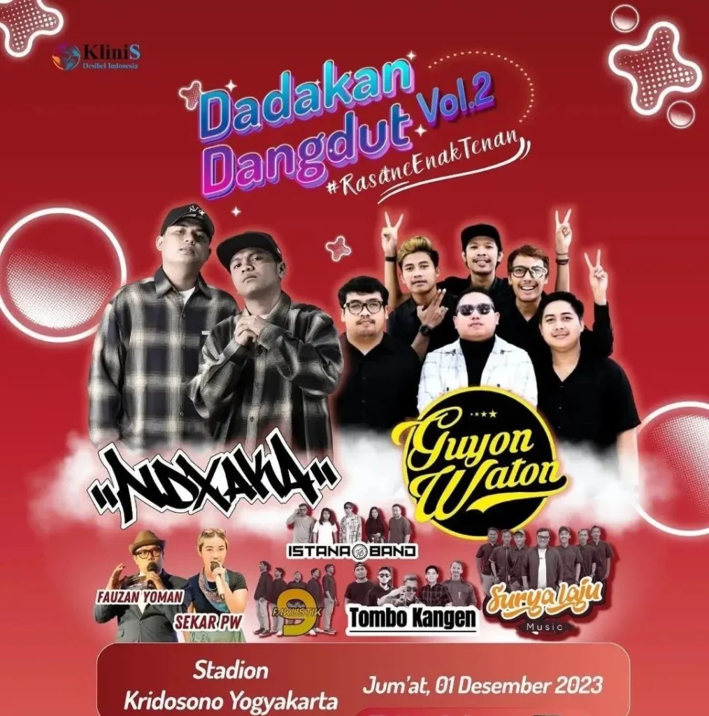 event musik jogja - Dadakan Dangdut Vol.2