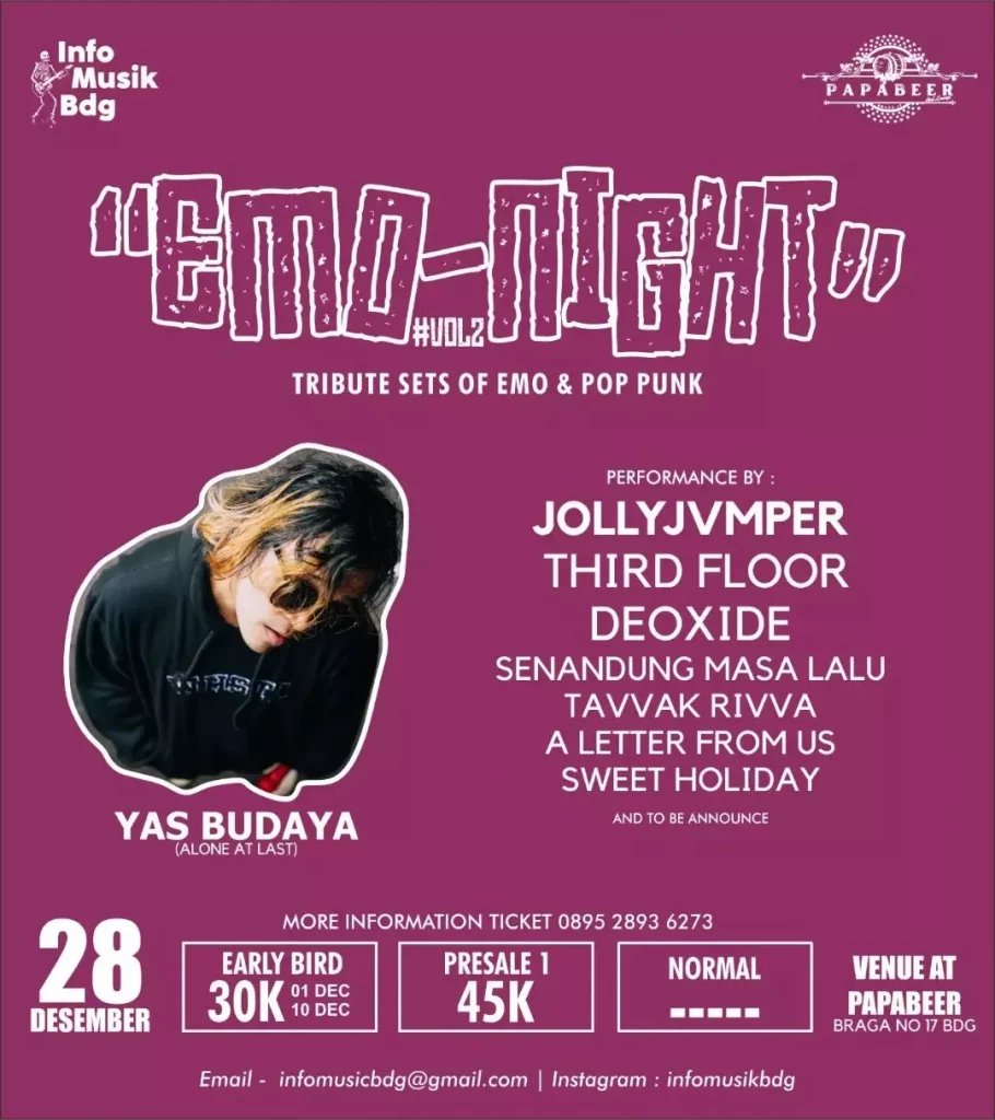 festival musik bandung desmber - emo-night #vol2