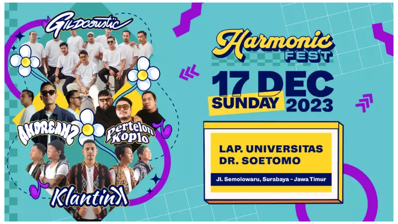 Harga Tiket Harmonic Fest 29th