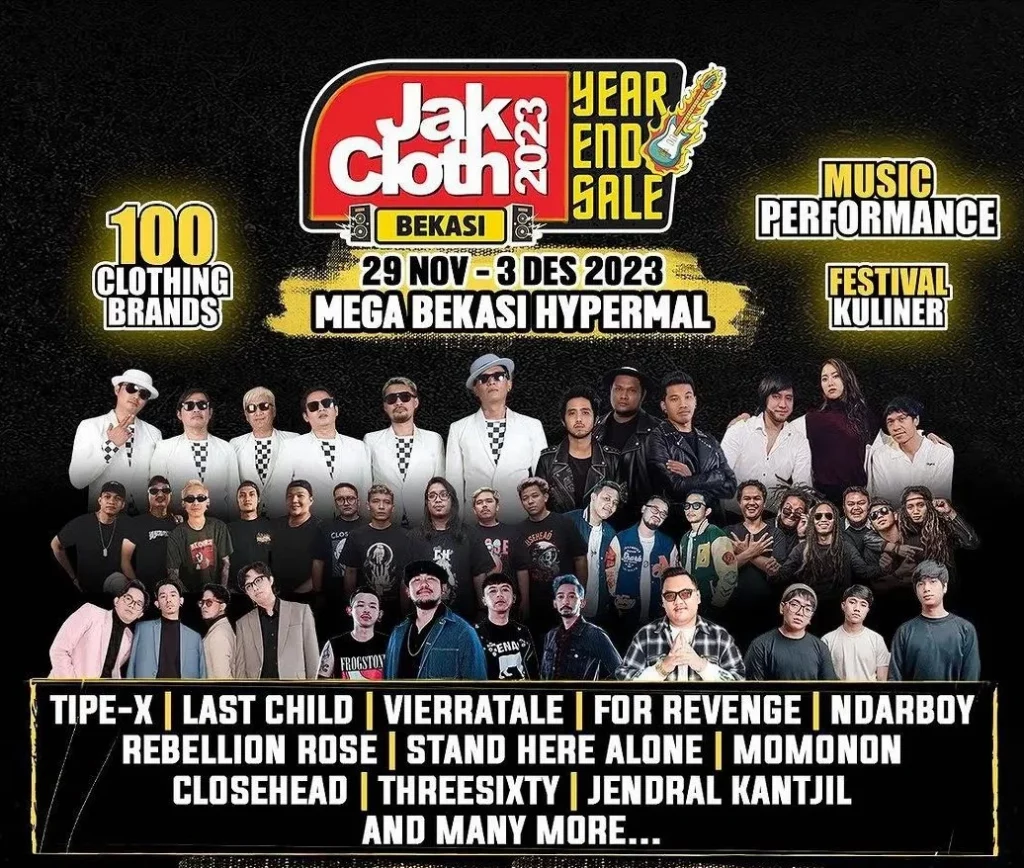 Jadwal Event Bekasi Novemberr- JakCloth 2023