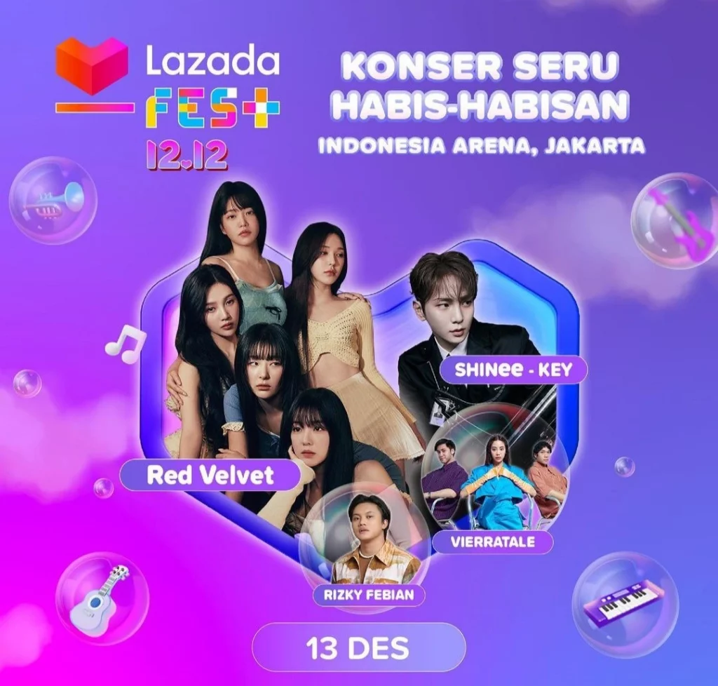 Red Velvet di Lazada 12.12