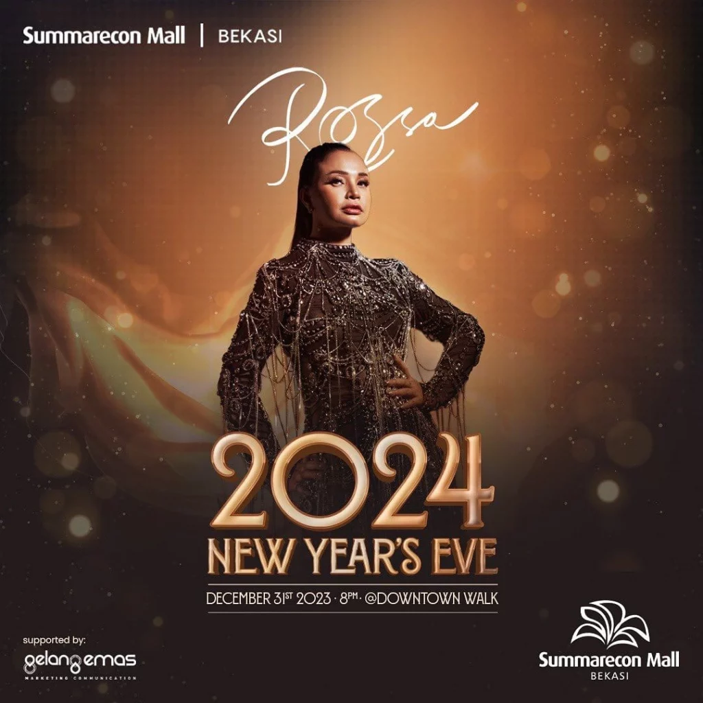 Harga Tiket Konser New Year’s Eve 2024 with Rossa di Bekasi