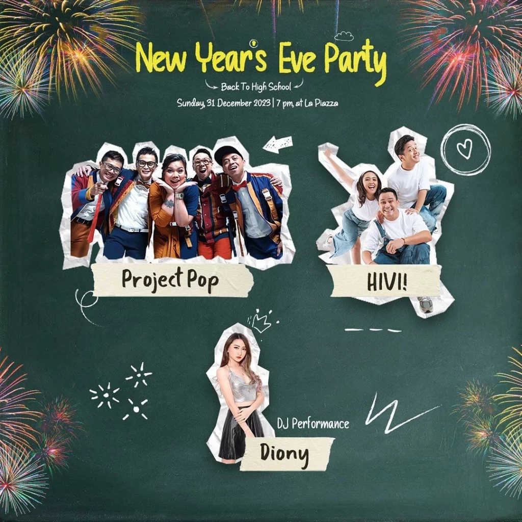 Konser Akhir Tahun 2023 - New Year’s Eve Party - Back To High School