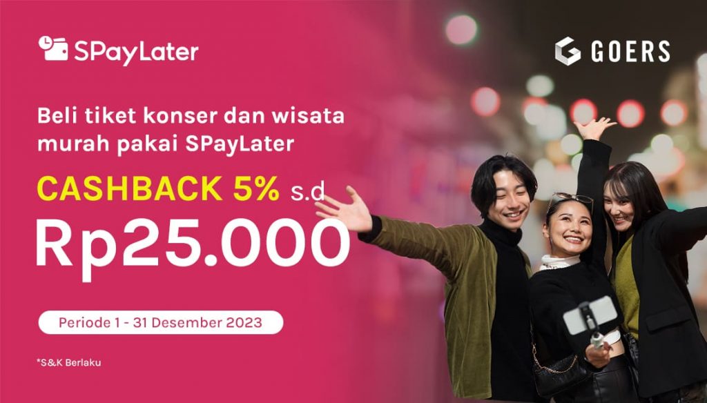 Promo Cashback Spaylater Desember