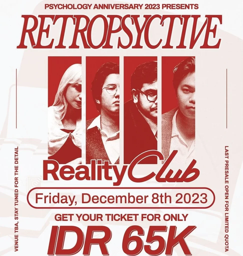 Harga Tiket Psychology Anniversary 2023: RETROPSYCTIVE