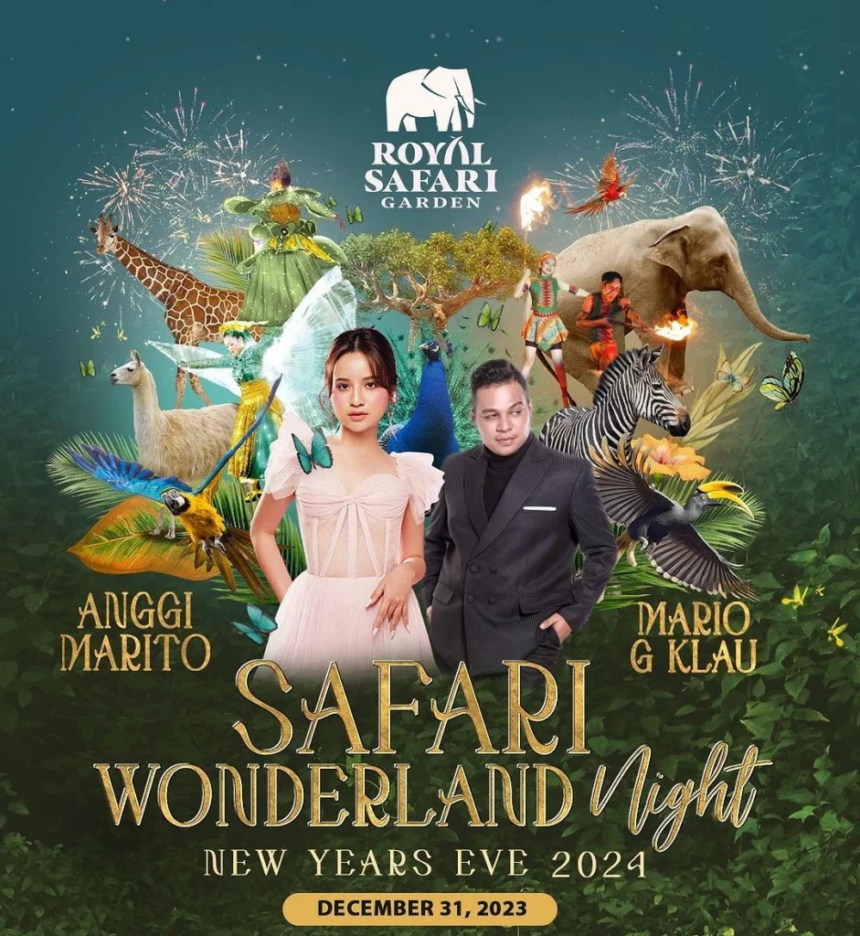 Harga Tiket Safari Wonderland Night - New Year’s Eve 2024