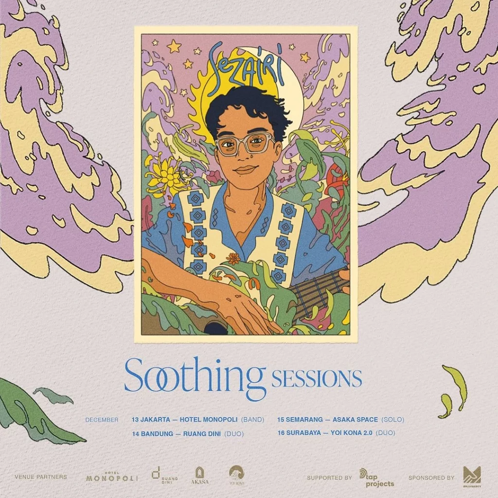 Harga Tiket Sezairi Soothing Sessions Indonesia Tour 2023