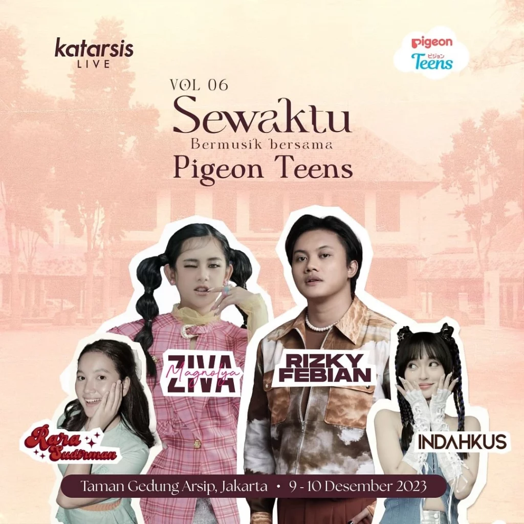 ziva magnolya dan rizky febian - VOL 06 Sewaktu Bermusik bersama Pigeon Teens