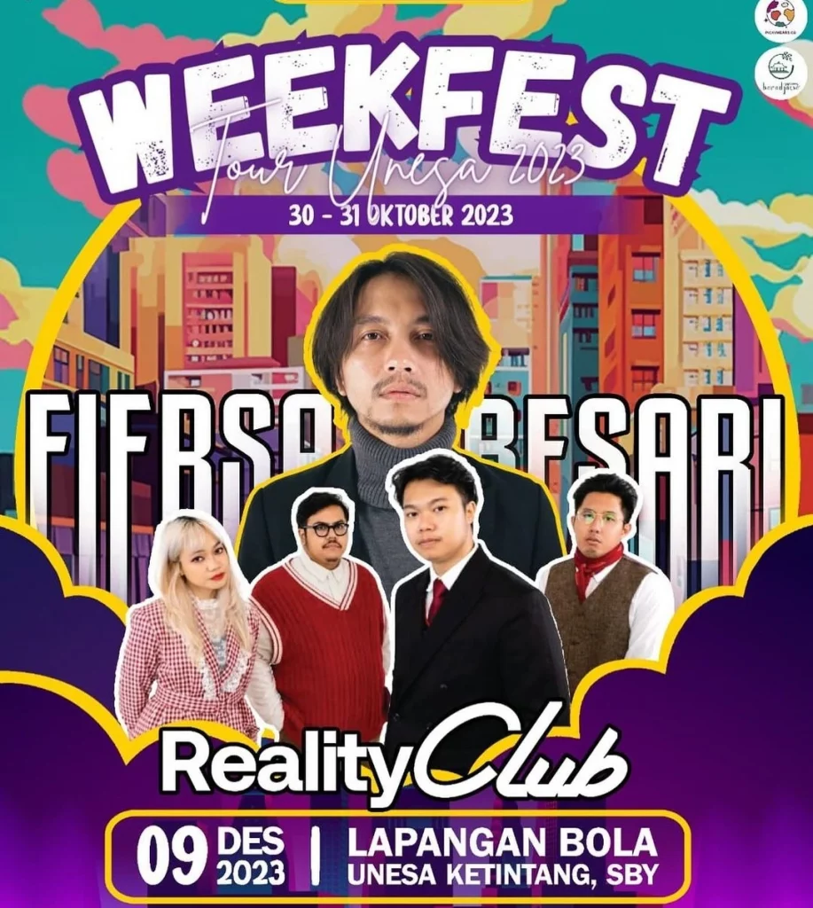Event Musik Fiersa Besari SUrabaya-WEEK FEST 2023