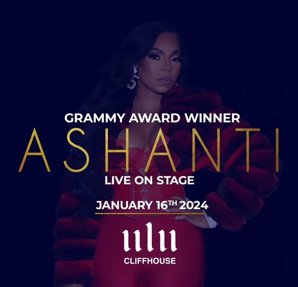 Harga tiket ASHANTI Live On Stage at Ulu Cliffhouse Bali
