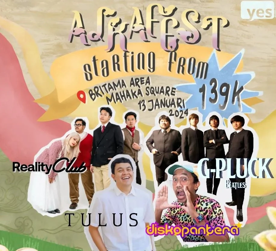 Harga tiket event januari Alkafest 2023 Closing Ceremony