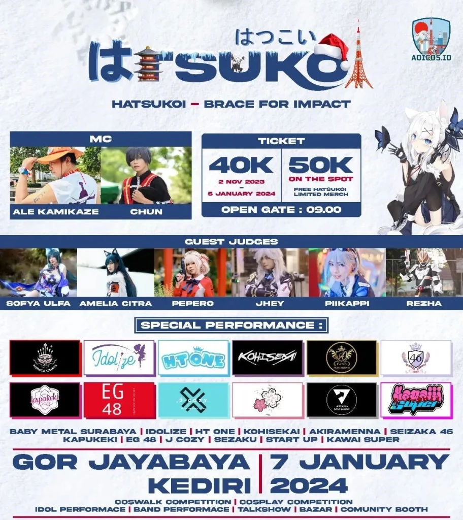 jadwal Event jepang surabaya di januari 2024- Hatsukoi