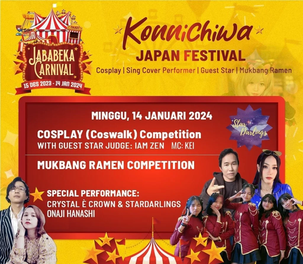 event jepang di bekasi Konnichiwa Japan Festival