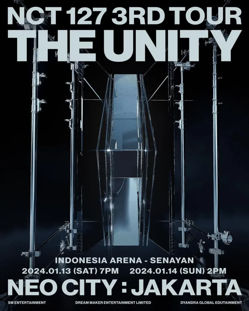 Jadwal konser NCT 127 3RD TOUR ‘NEO CITY: JAKARTA - THE UNITY’ di 13-14 januari 2024