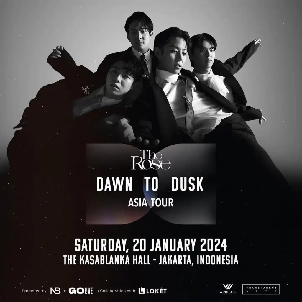 Harga Tiket  The Rose “Dawn To Dusk” Asia Tour