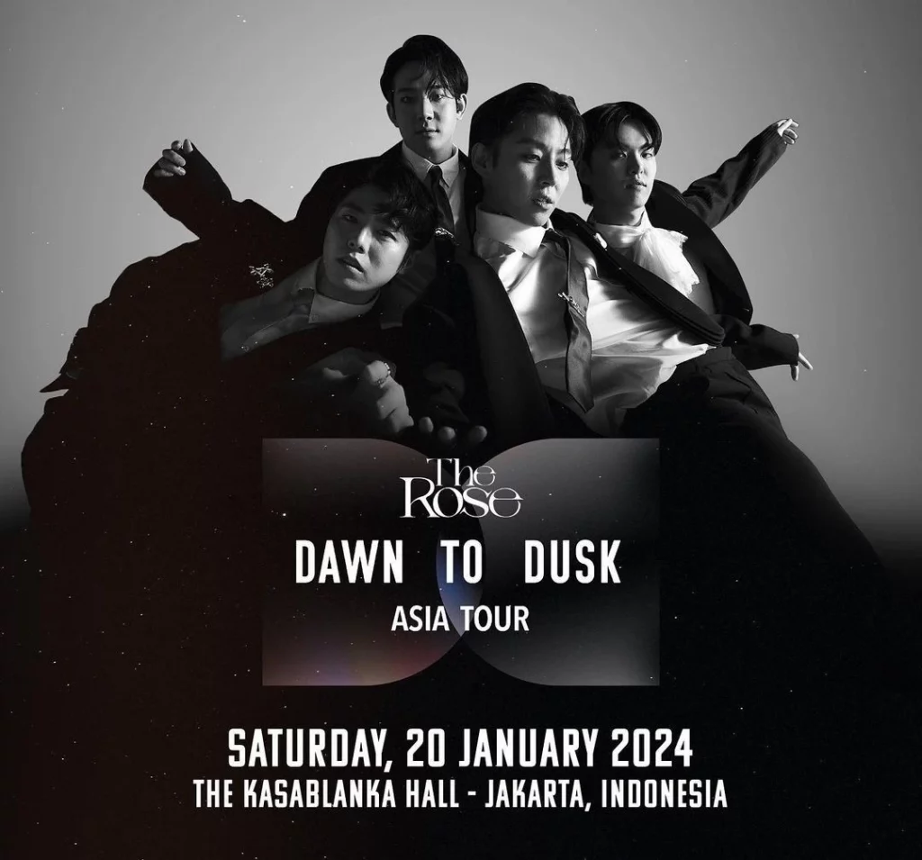 harga tiket konser The Rose ‘Dawn to Dusk’ Asia Tour