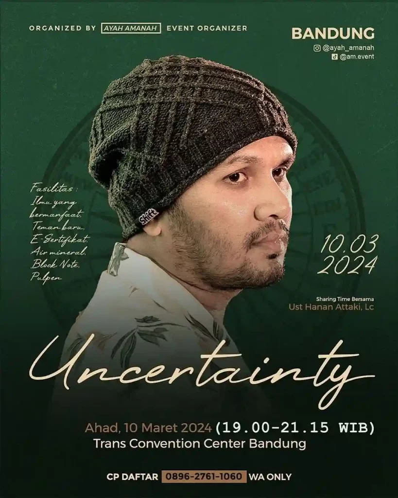 Jadwal Kajian Ustadz Hanan Attaki Maret di Bandung