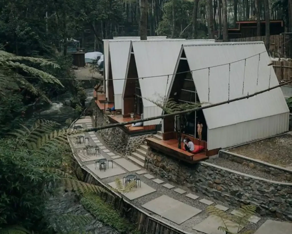 Penginapan dengan view terbaik di Bandung - Kampung Singkur