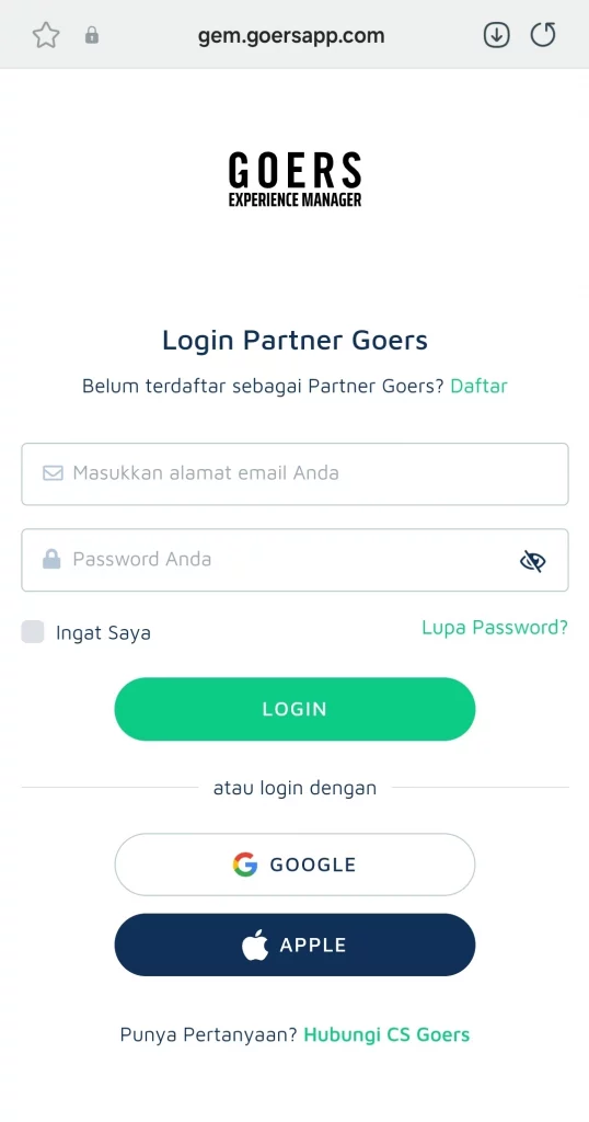 Buat event online mudah dengan GOERS