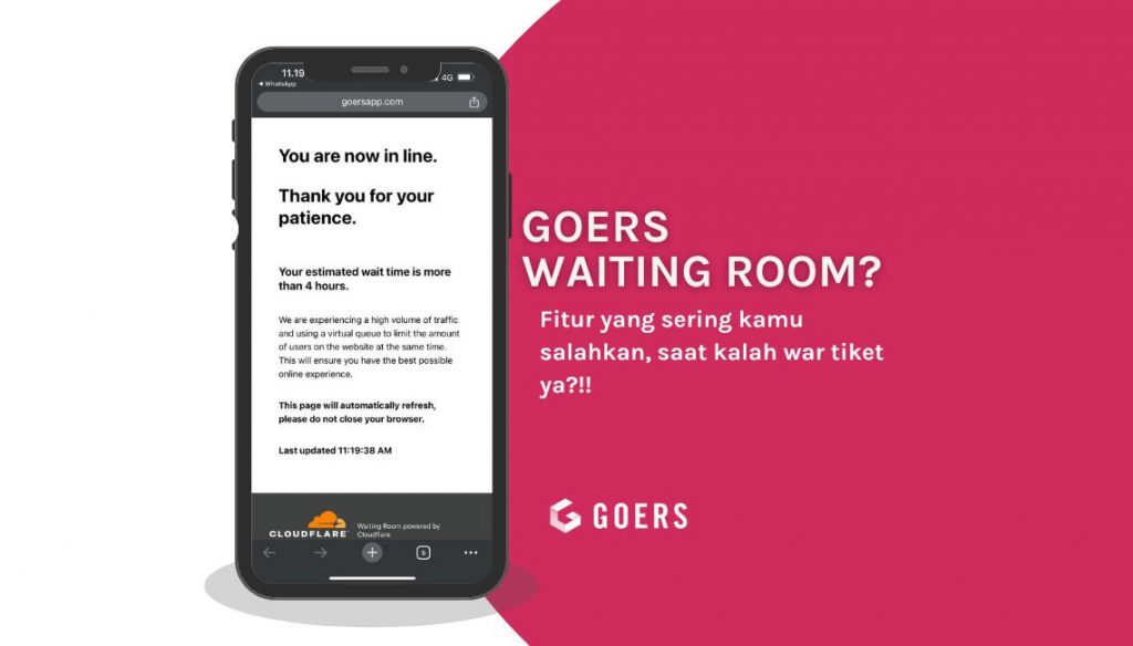 Waiting Room GOERS: Info & Fakta Menarik Fitur Waiting Room Waiting Room fitur Goers