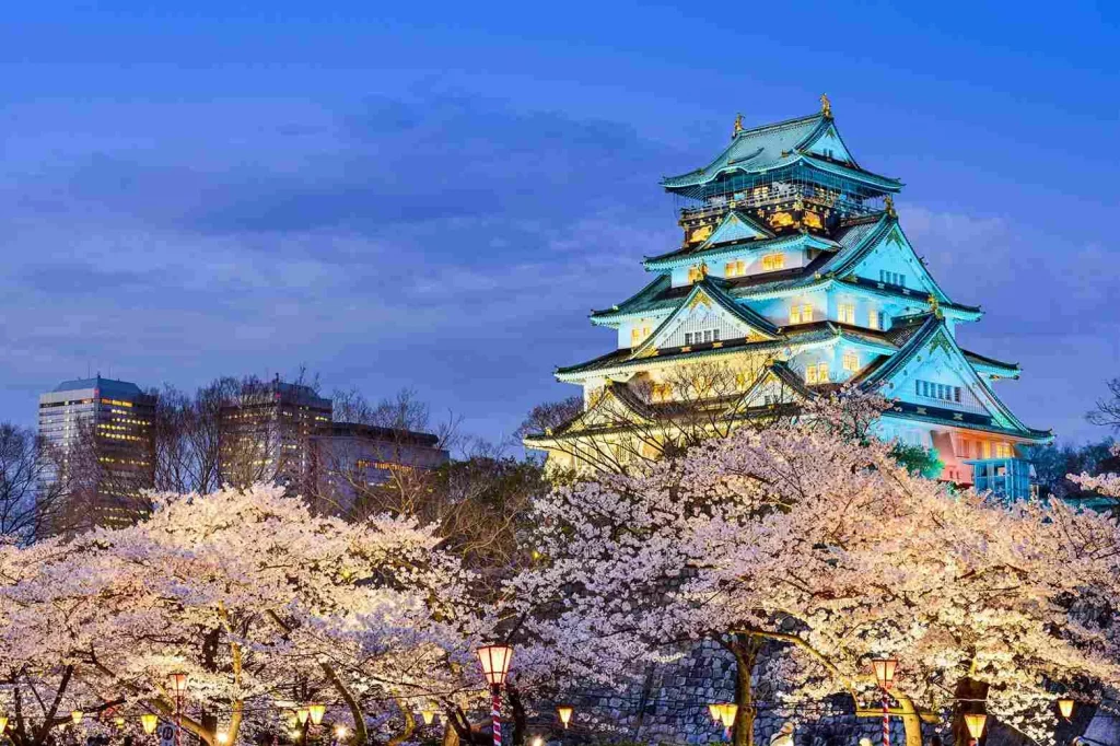 Destinasi Wisata di Jepang Musim Gugur-osaka Castle
