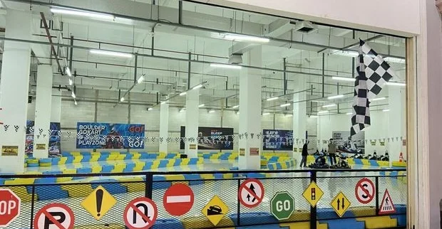 Boulder Go Kart & Kids Play Zone Trampoline